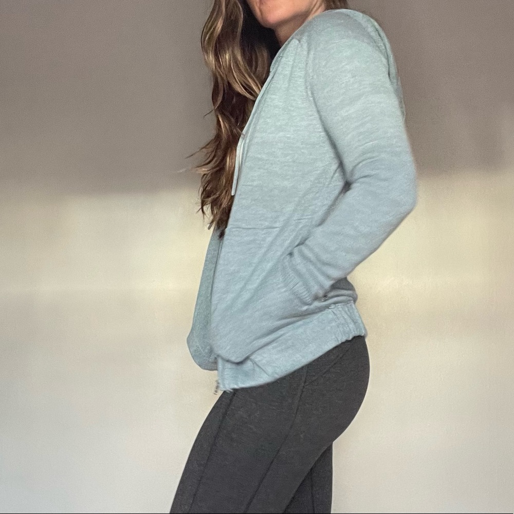 2 for $40 Light blue lululemon knit zip-up sweater